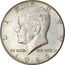 Moeda, Estados Unidos da América, Kennedy Half Dollar, Half Dollar, 1966, U.S.