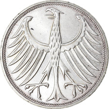 Coin, GERMANY - FEDERAL REPUBLIC, 5 Mark, 1971, Stuttgart, AU(55-58), Silver