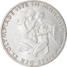 Coin, GERMANY - FEDERAL REPUBLIC, 10 Mark, 1972, Stuttgart, AU(55-58), Silver