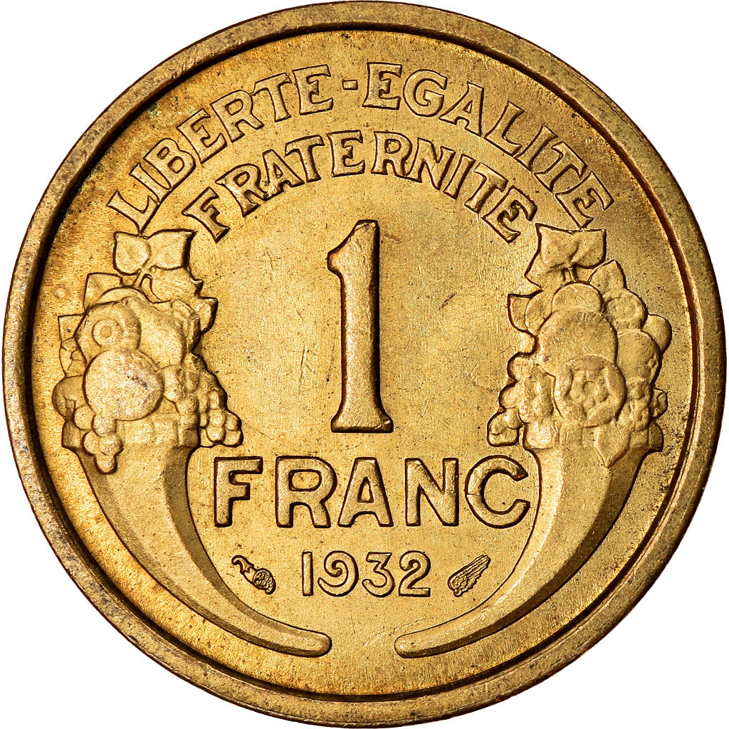 Monnaie, France, Morlon, Franc, 1932, Paris, SUP, Aluminum-Bronze, Gadoury:470
