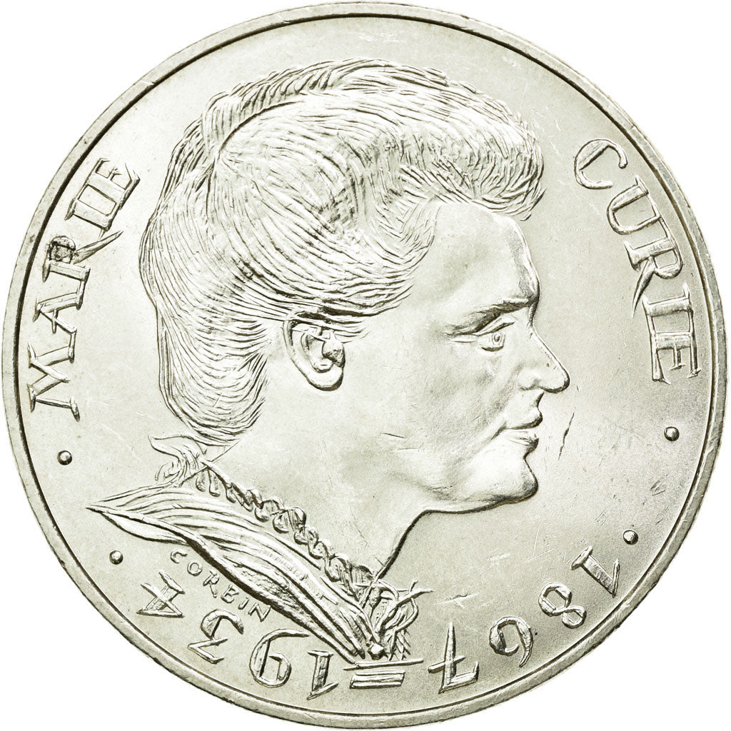 Coin, France, Marie Curie, 100 Francs, 1984, AU(55-58), Silver, KM:955