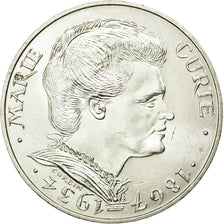 Munten, Frankrijk, Marie Curie, 100 Francs, 1984, PR, Zilver, KM:955