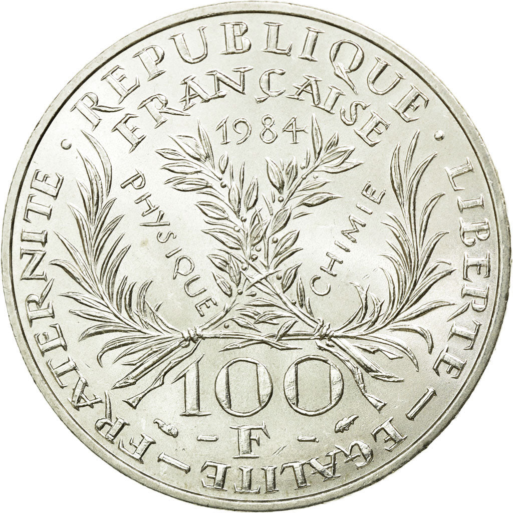 Coin, France, Marie Curie, 100 Francs, 1984, AU(55-58), Silver, KM:955