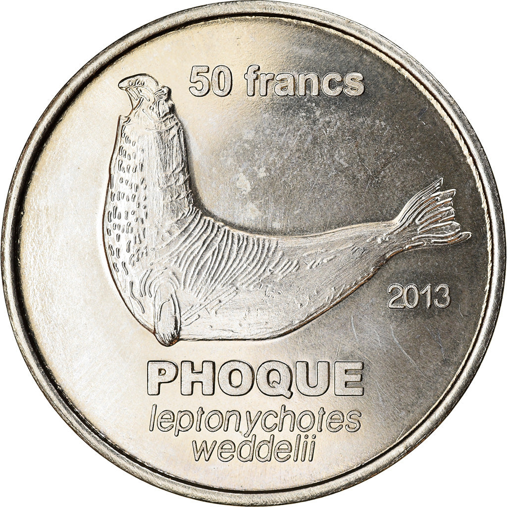France, 50 Francs, Phoque, 2013, Iles Saint-Paul et Nouvelle Amsterdam, SPL