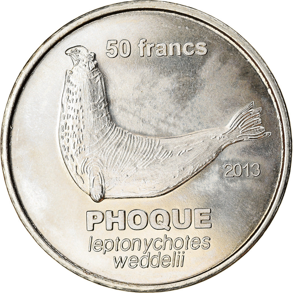 France, 50 Francs, Phoque, 2013, Iles Saint-Paul et Nouvelle Amsterdam, SPL