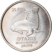 France, 20 Francs, Otarie, 2011, Iles Saint-Paul et Nouvelle Amsterdam, MS(63)
