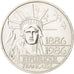 France, Statue de la Liberté,100 Francs, 986,AU(55-58),Silver,KM:960,Gadoury 901