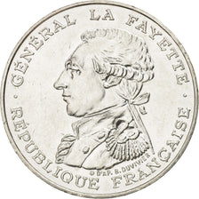 France, Lafayette, 100 Francs, 1987, AU(55-58), Silver, KM:962, Gadoury:902