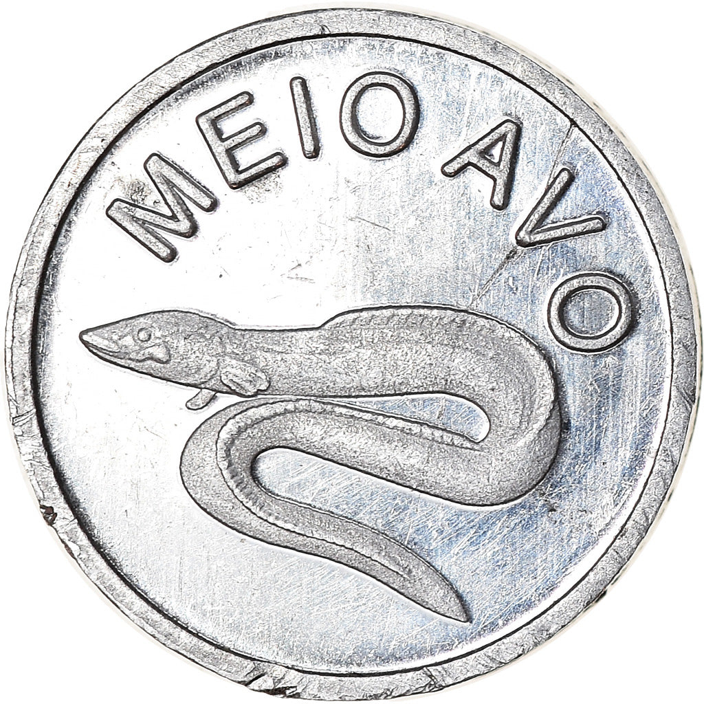 Coin, CABINDA, 1/2 Avo, 2010, AU(55-58), Aluminum, KM:34
