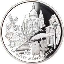 France, 1-1/2 Euro, Montmartre, 2002, BE, MS(65-70), Silver, KM:1307