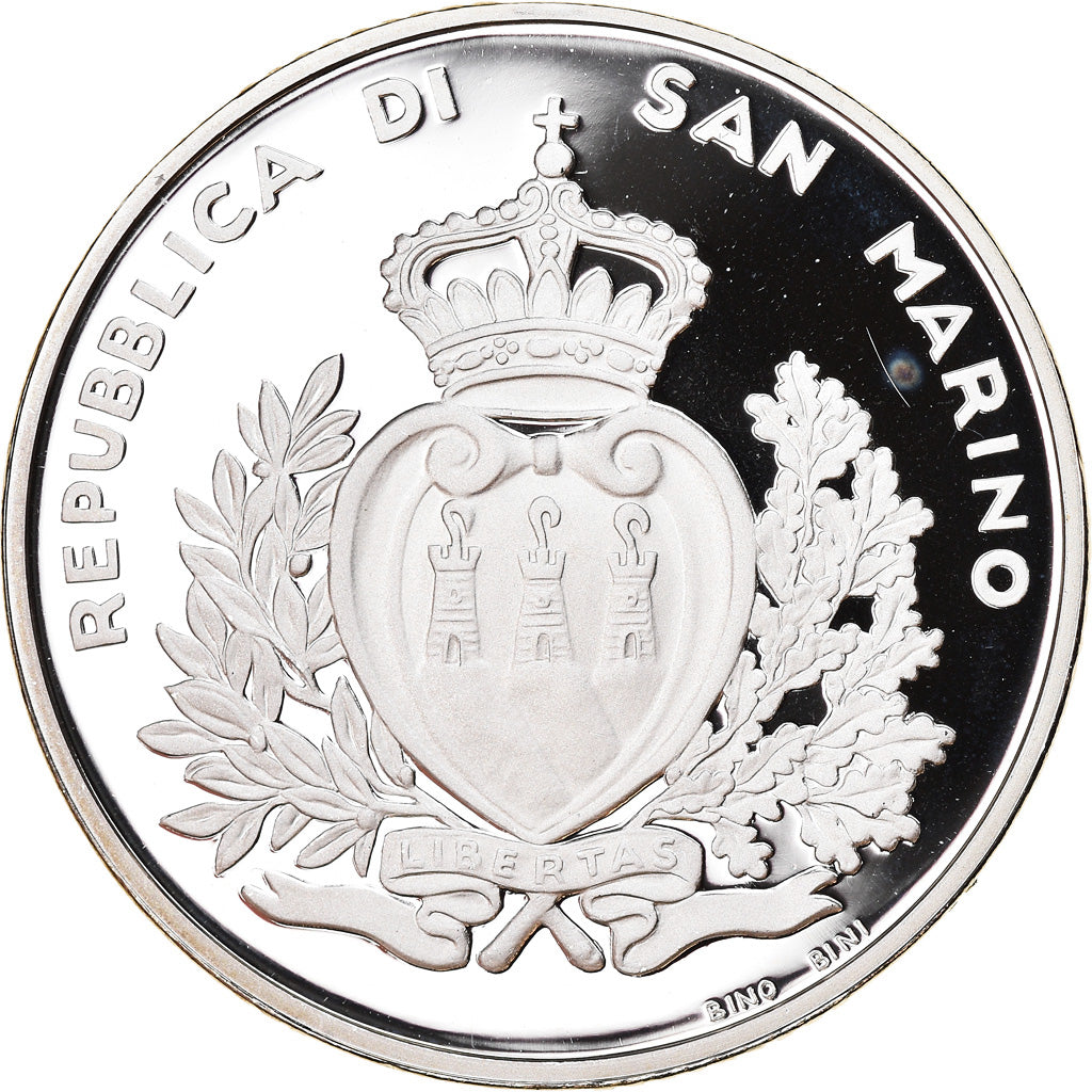 San Marino, 10 Euro, 10 ans de l'Euro, 2011, Proof, MS(65-70), Silver, KM:503