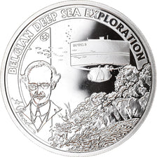 Belgium, 10 Euro, Belgian deep sea exploration, 2011, Proof, MS(65-70), Silver