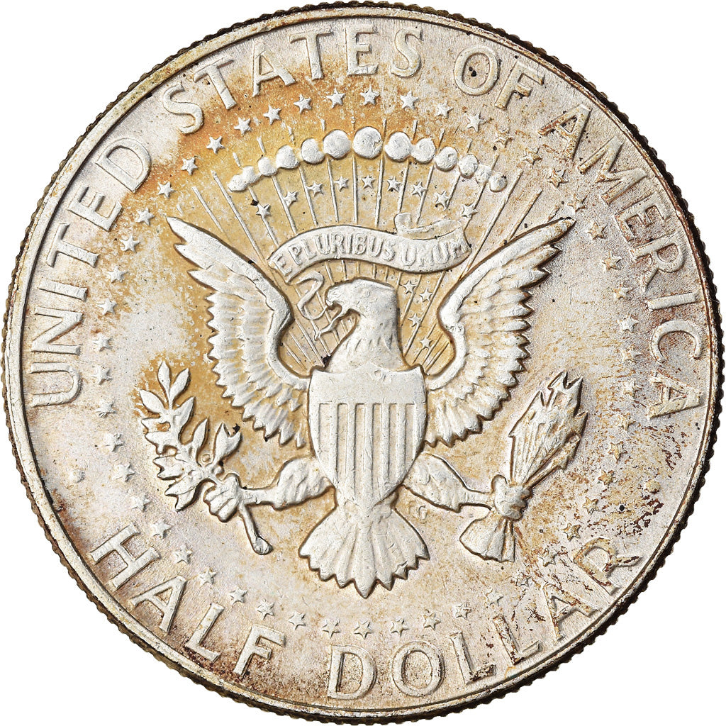 Coin, United States, Kennedy Half Dollar, Half Dollar, 1968, U.S. Mint, Denver