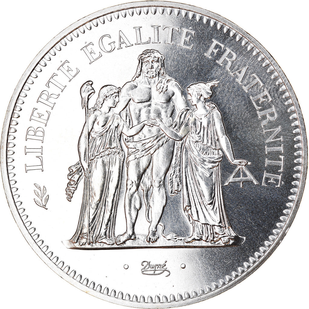 Coin, France, Hercule, 50 Francs, 1974, Paris, FDC, MS(65-70), Silver, KM:941.1