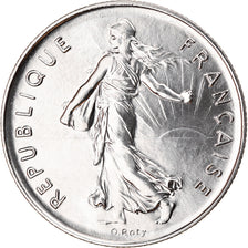 Coin, France, Semeuse, 5 Francs, 1974, Paris, MS(65-70), Nickel Clad