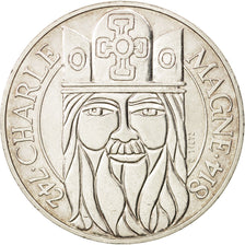 Frankreich, Charlemagne, 100 Francs, 1990, AU(55-58), Silber, KM:982,Gadoury 905