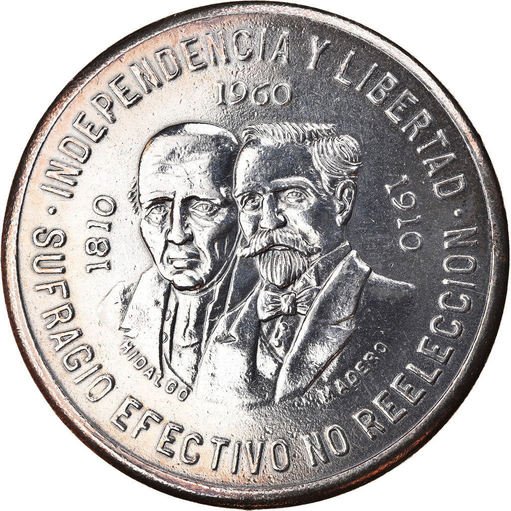 Monnaie, Mexique, 10 Pesos, 1960, Mexico City, SUP, Argent, KM:476