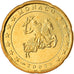 Monaco, 20 Euro Cent, 2002, UNZ, Messing, KM:171