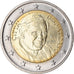 VATICAN CITY, 2 Euro, 2011, BU, MS(65-70), Bi-Metallic, KM:389