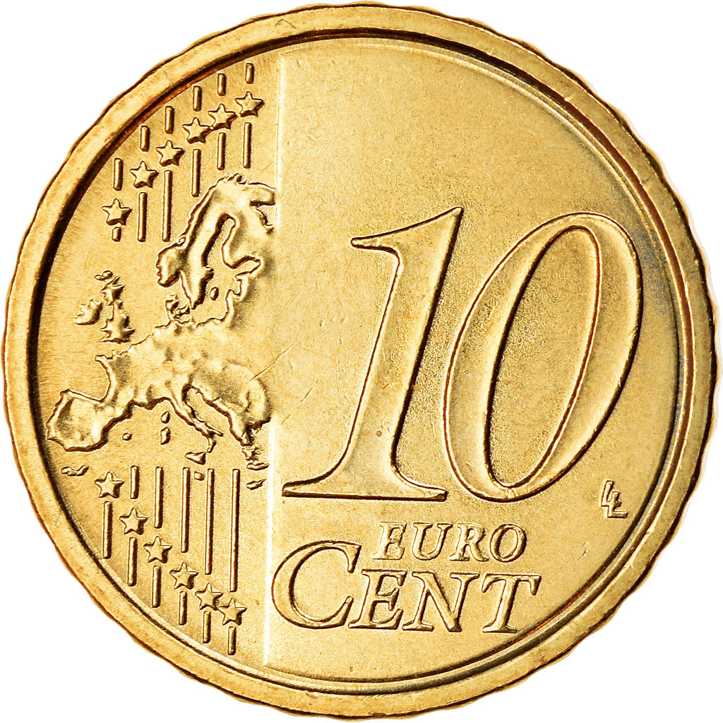 Vatikanstadt, 10 Euro Cent, 2011, BU, STGL, Messing, KM:385