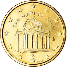 San Marino, 10 Euro Cent, 2010, SPL, Ottone, KM:482