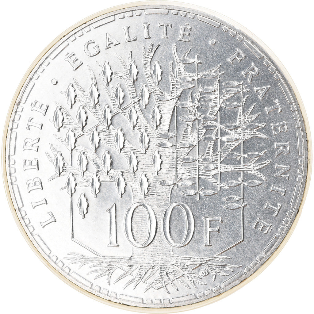 Coin, France, Panthéon, 100 Francs, 1982, Paris, FDC, MS(65-70), Silver