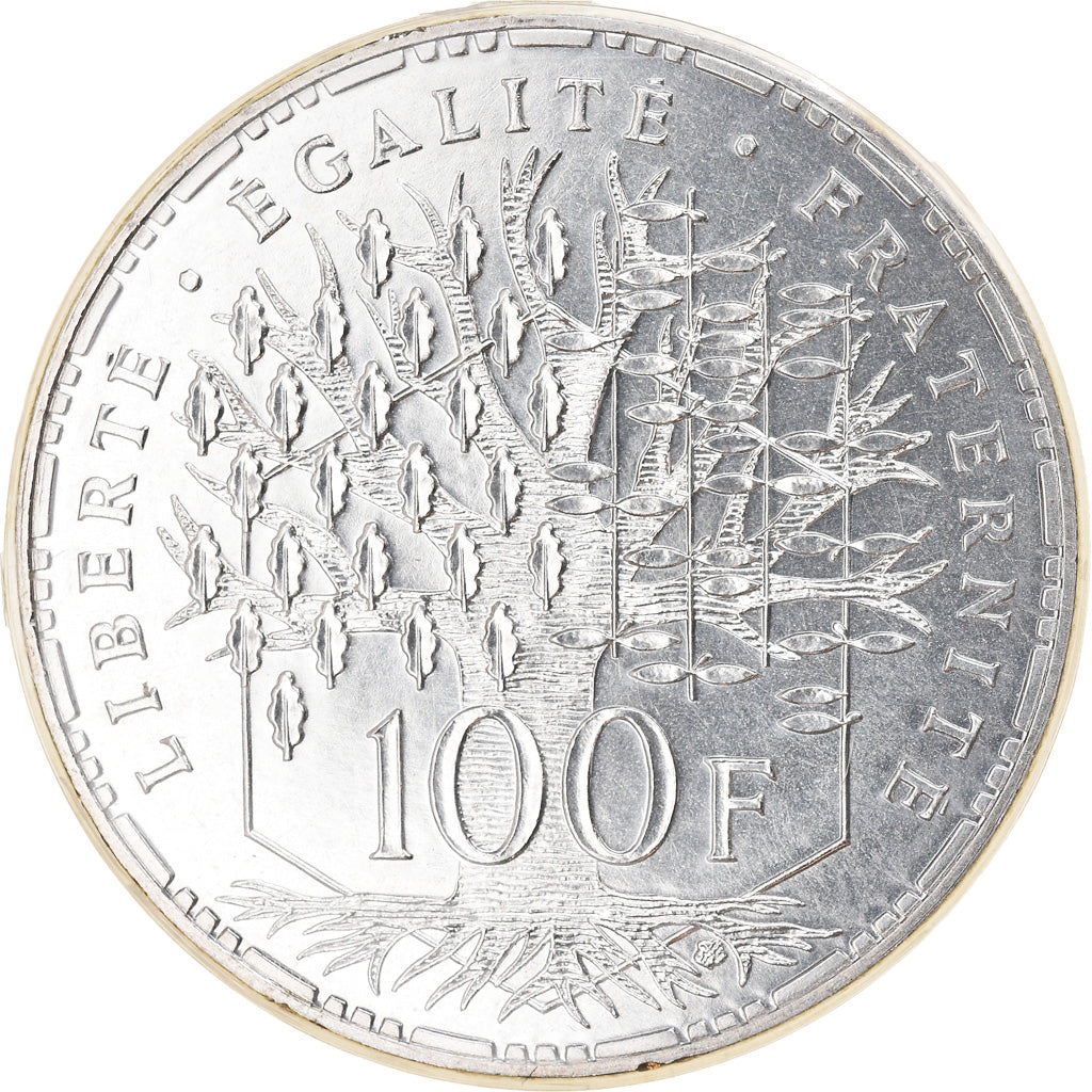 Coin, France, Panthéon, 100 Francs, 1982, Paris, FDC, MS(65-70), Silver