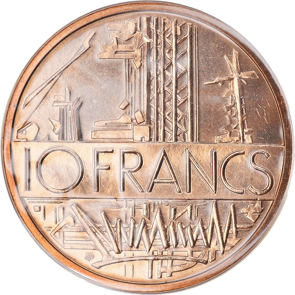 Coin, France, Mathieu, 10 Francs, 1982, Paris, FDC, MS(65-70), Nickel-brass