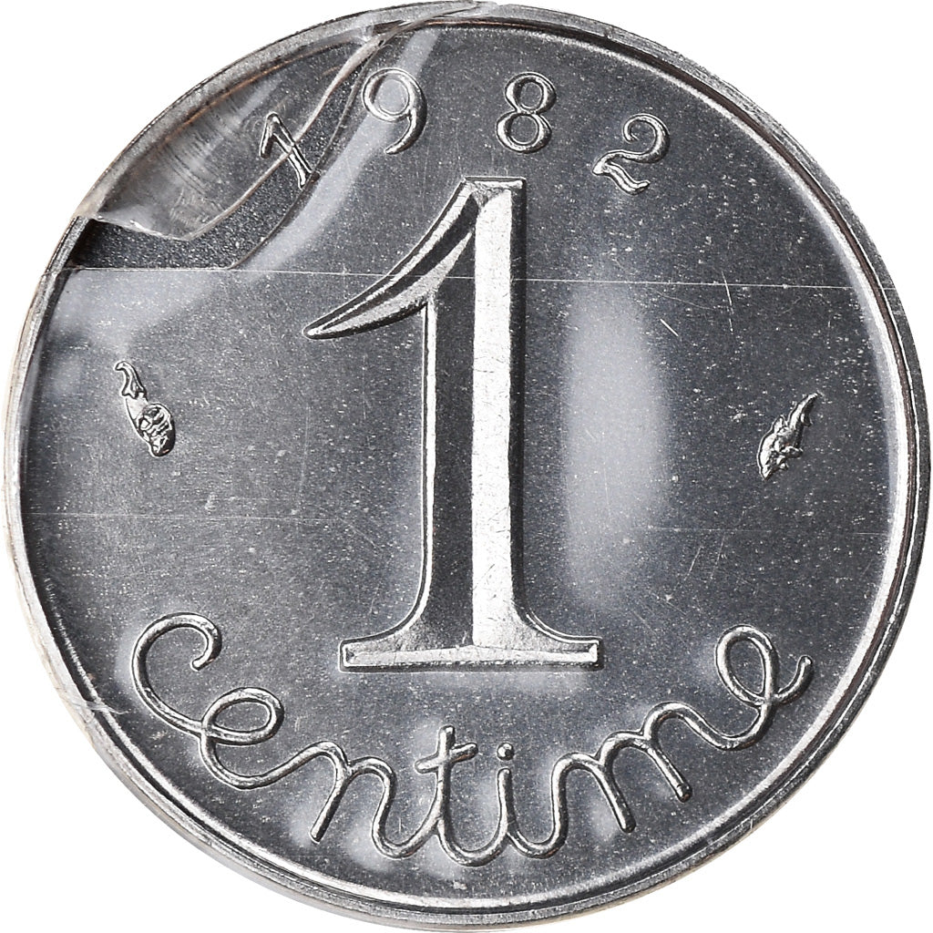 Münze, Frankreich, Épi, Centime, 1982, Paris, FDC, STGL, Stainless Steel