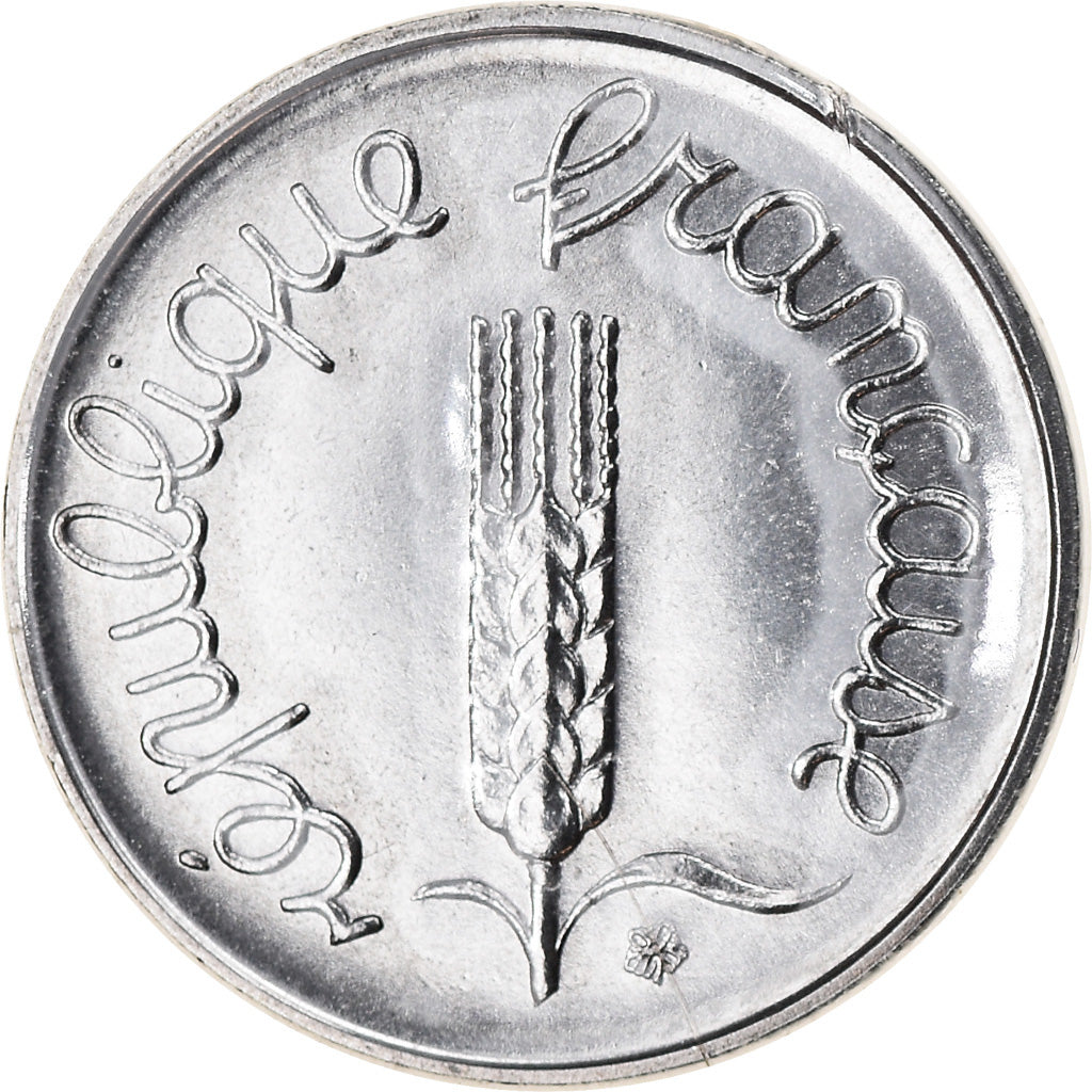 Moneta, Francja, Épi, Centime, 1982, Paris, FDC, MS(65-70), Stal nierdzewna