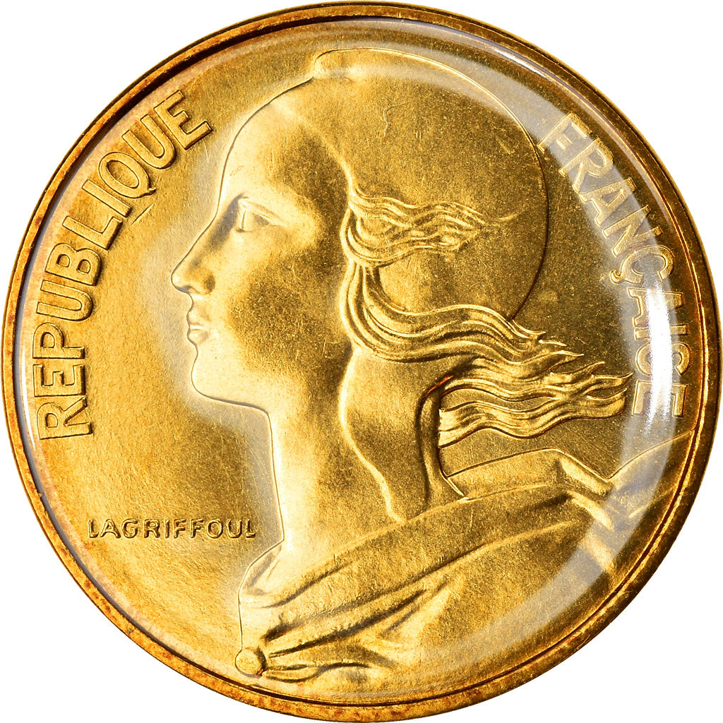 Munten, Frankrijk, Marianne, 10 Centimes, 1984, Paris, FDC, FDC