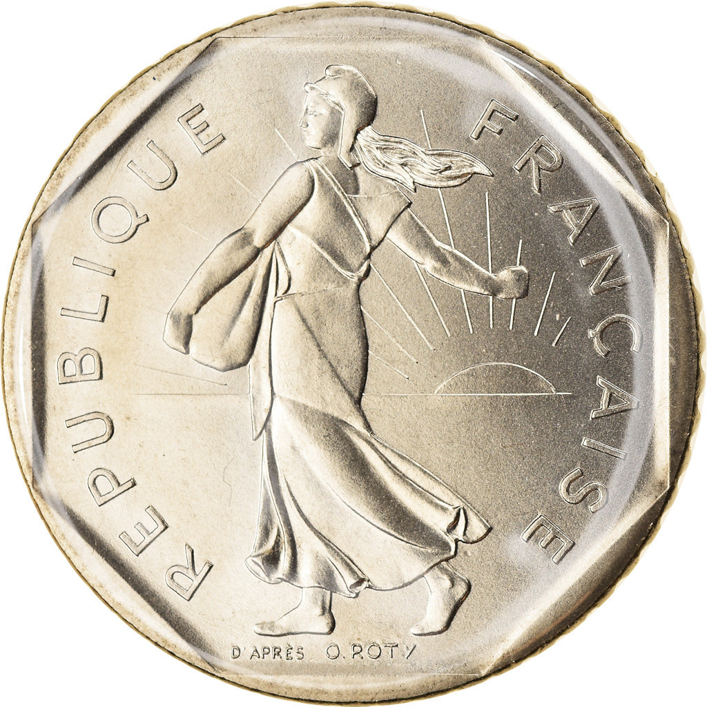 Munten, Frankrijk, Semeuse, 2 Francs, 1984, Paris, FDC, FDC, Nickel, KM:942.1