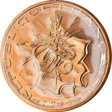 Coin, France, Mathieu, 10 Francs, 1984, Paris, FDC, MS(65-70), Nickel-brass