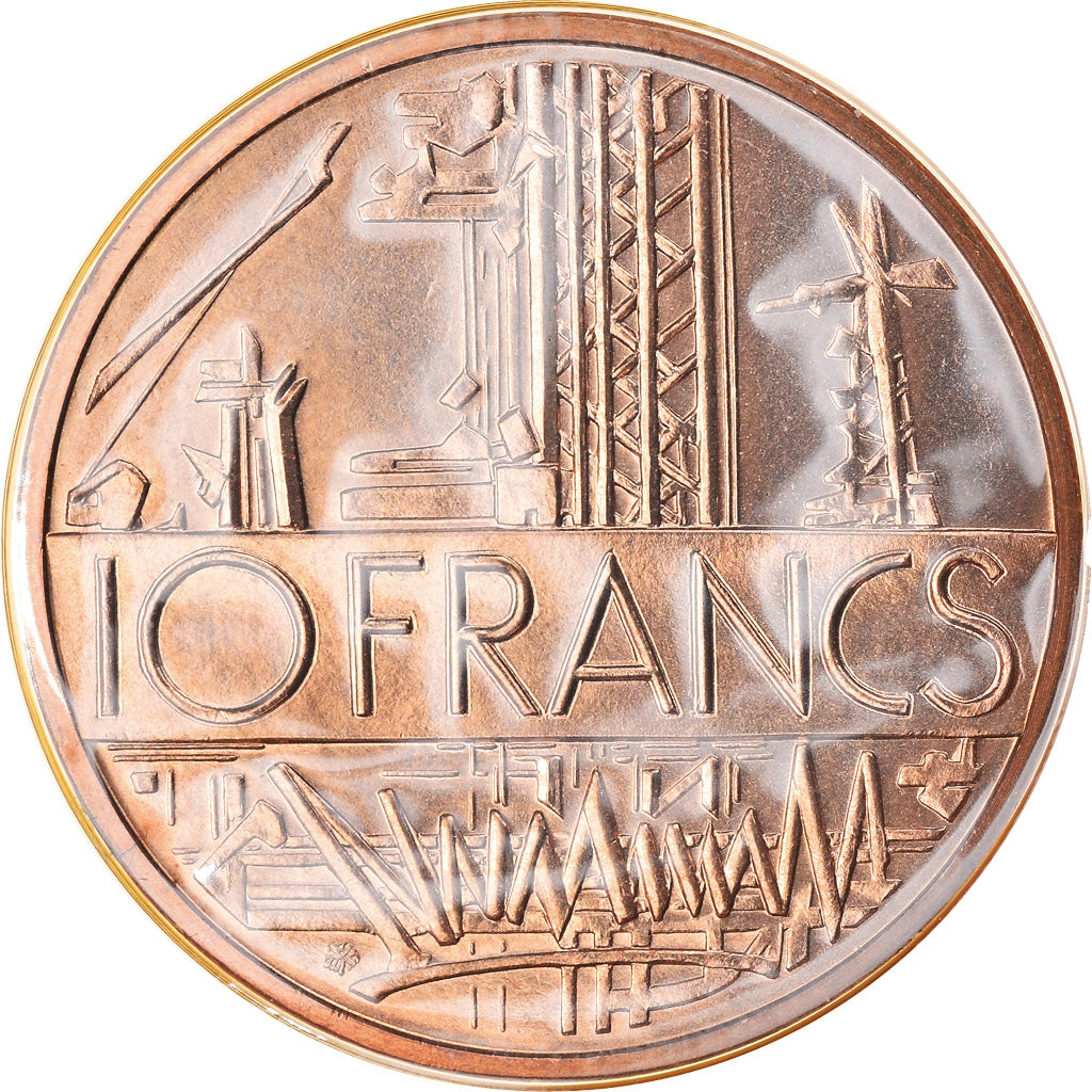 Coin, France, Mathieu, 10 Francs, 1984, Paris, FDC, MS(65-70), Nickel-brass