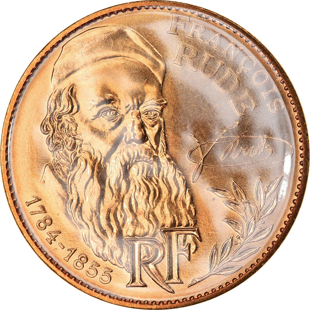 Moneda, Francia, François Rude, 10 Francs, 1984, Paris, FDC, FDC, Níquel -