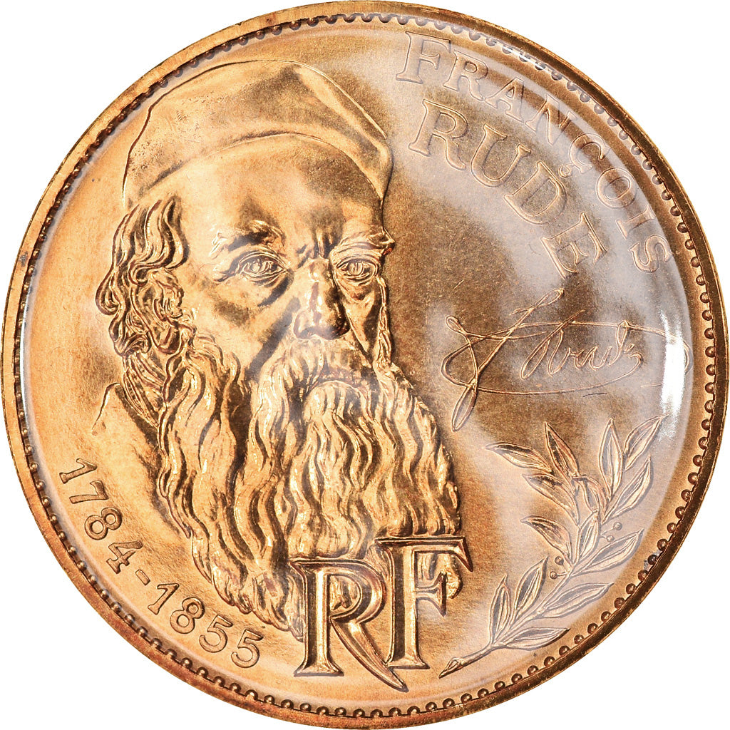 Moneta, Francja, François Rude, 10 Francs, 1984, Paris, FDC, MS(65-70)