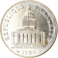 Coin, France, Panthéon, 100 Francs, 1984, Paris, FDC, MS(65-70), Silver