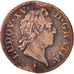 Francia, Louis XV, Sol à la vieille tête, Sol, 1768, Paris, MB, Rame, KM:54...