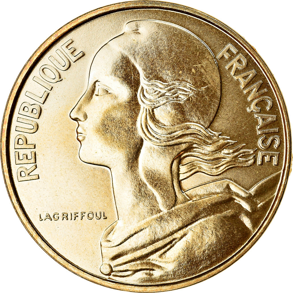 Coin, France, Marianne, 10 Centimes, 1990, Paris, MS(65-70), Aluminum-Bronze