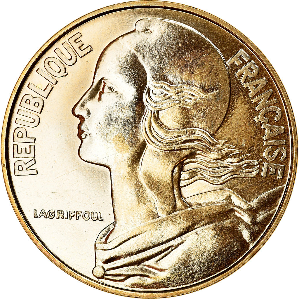 Monnaie, France, Marianne, 20 Centimes, 1990, Paris, FDC, Aluminum-Bronze