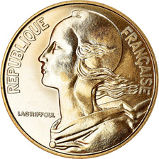 Monnaie, France, Marianne, 20 Centimes, 1990, Paris, FDC, Aluminum-Bronze