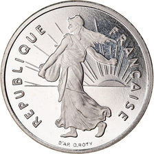 Coin, France, Semeuse, 1/2 Franc, 2001, Paris, BE, MS(65-70), Nickel, KM:931.2