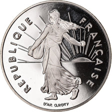 Coin, France, Semeuse, Franc, 1991, Paris, BE, MS(65-70), Nickel, KM:925.2
