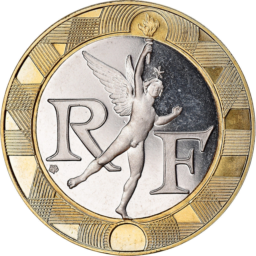 Coin, France, Génie, 10 Francs, 1991, Paris, BE, MS(65-70), Aluminum-Bronze