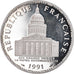 Coin, France, Panthéon, 100 Francs, 1991, Paris, BE, MS(65-70), Silver