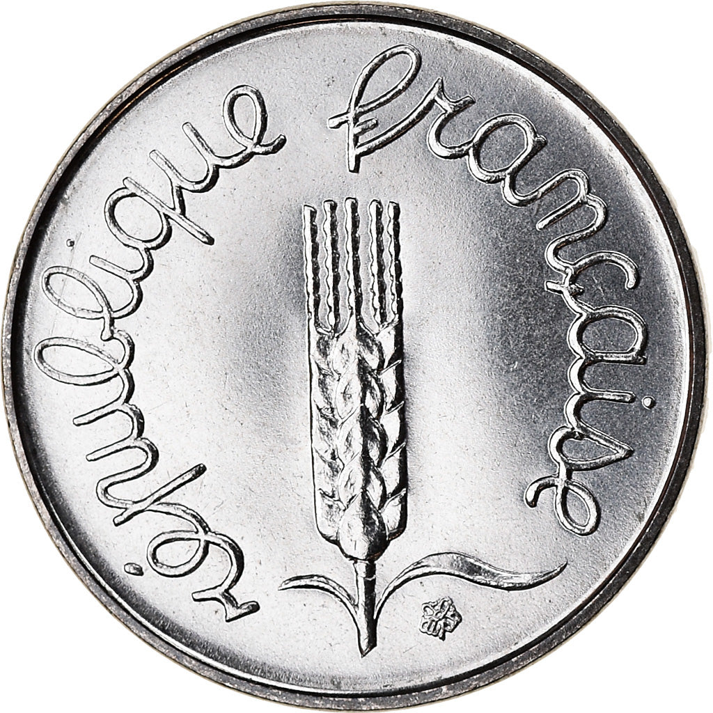 Moneta, Francja, Épi, Centime, 1985, Paris, MS(65-70), Stal nierdzewna, KM:928