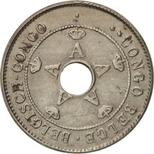 Coin, Belgian Congo, 10 Centimes, 1911, Heaton, AU(50-53), Copper-nickel, KM:18