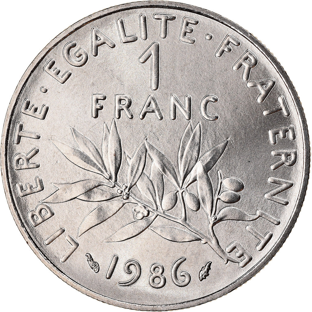 Münze, Frankreich, Semeuse, Franc, 1986, Paris, STGL, Nickel, KM:925.1