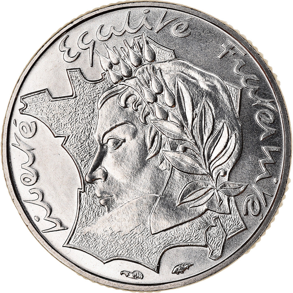 Coin, France, Jimenez, 10 Francs, 1986, Paris, MS(65-70), Nickel, KM:959