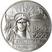 Coin, France, Statue de la Liberté, 100 Francs, 1986, MS(65-70), Silver
